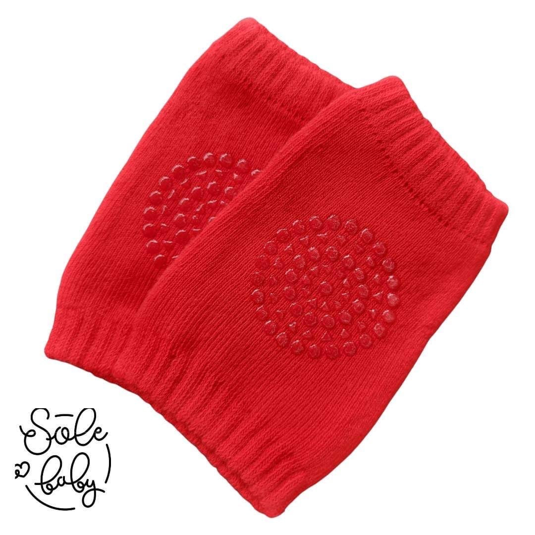 RED - Protective Knee/Elbow Pads - Anti-Slip